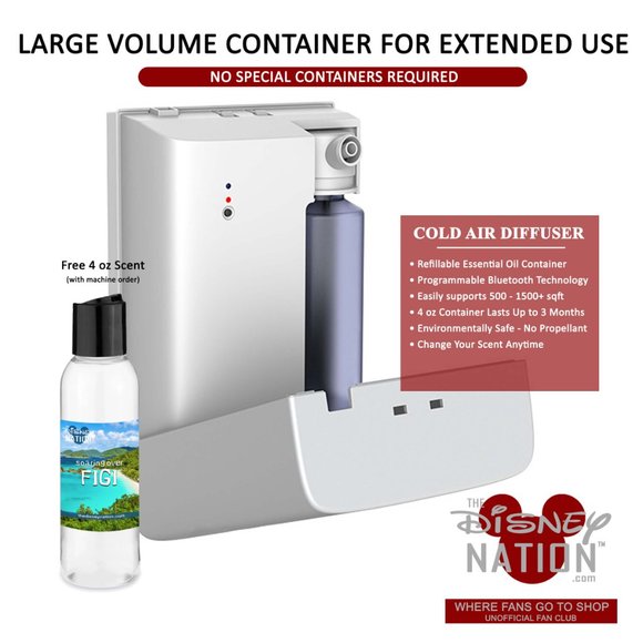 Cold Air Essential Oil Diffuser with Free 4 Oz Park Scented Oil Waterless Refill - Picture 2 of 15